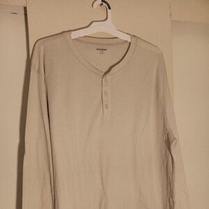 Old Navy Waffle Henley Tee Shirt